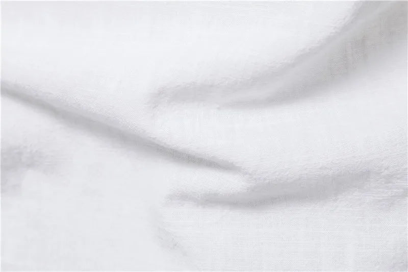 100% Cotton Social Shirt For Men – Solid Color, Long Sleeve, High Quality Brand, Spring Stand Collar, Casual Style
