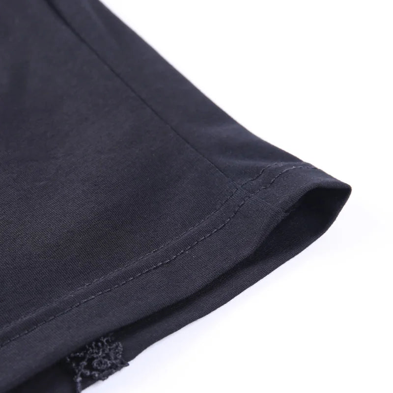 Vintage Goth T-Shirt – Bodycon, Bandage Lace, Black Mesh, Sexy Gothic Streetwear for Women