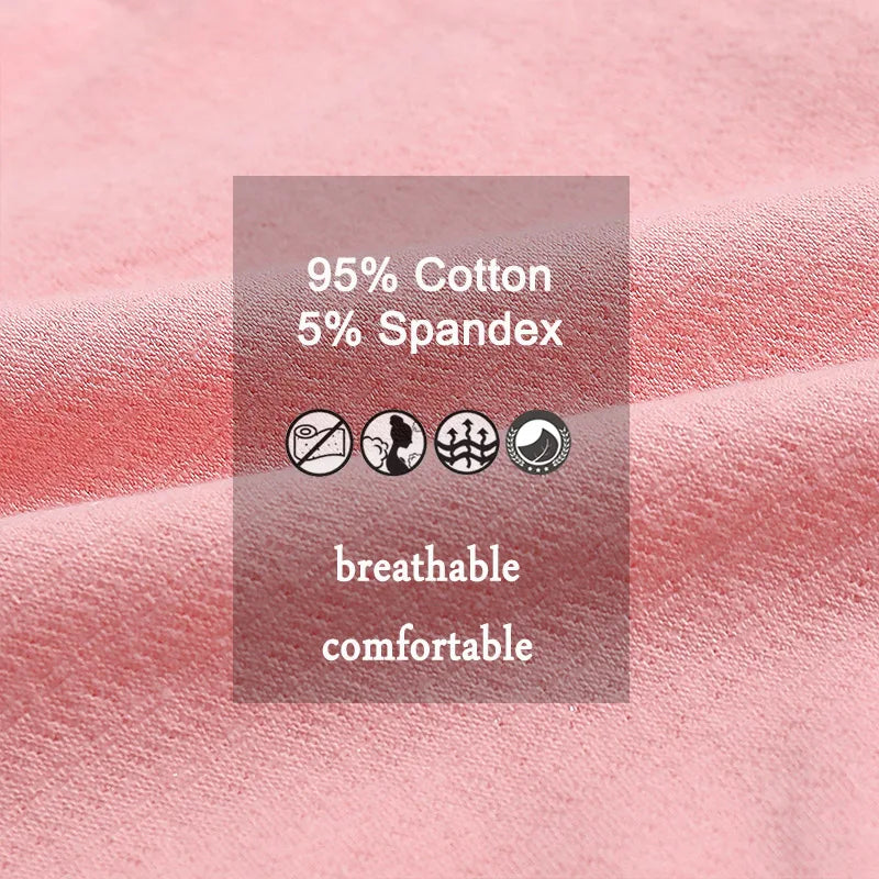 3PCS Cotton Jacquard Panties – Women's Underwear, Sexy Lingerie, Solid Color, Comfortable Briefs, Intimate Wear