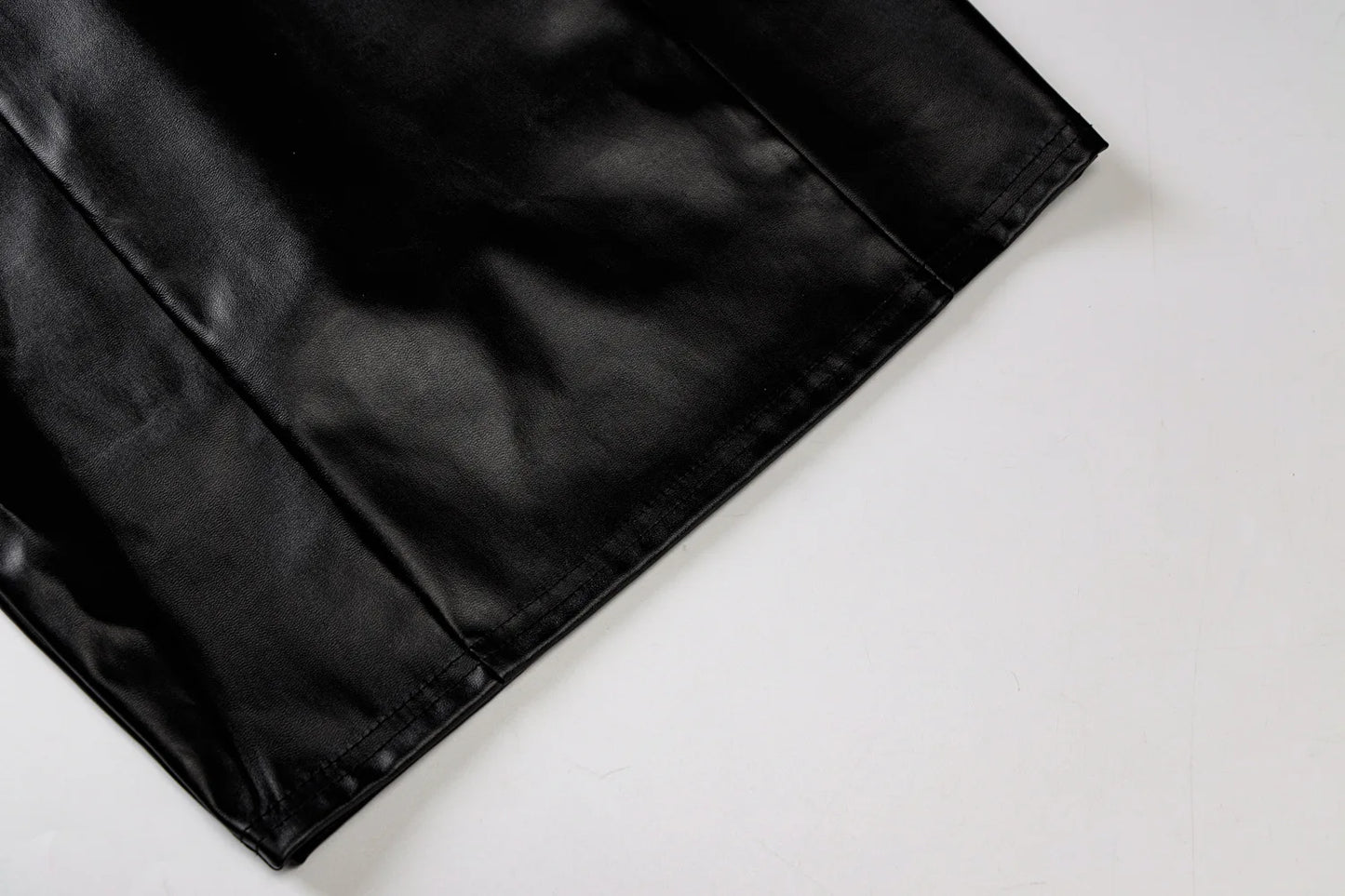 Women’s Strapless PU Leather Bodycon Mini Dress – Sexy Summer Party Slim Black Sundress
