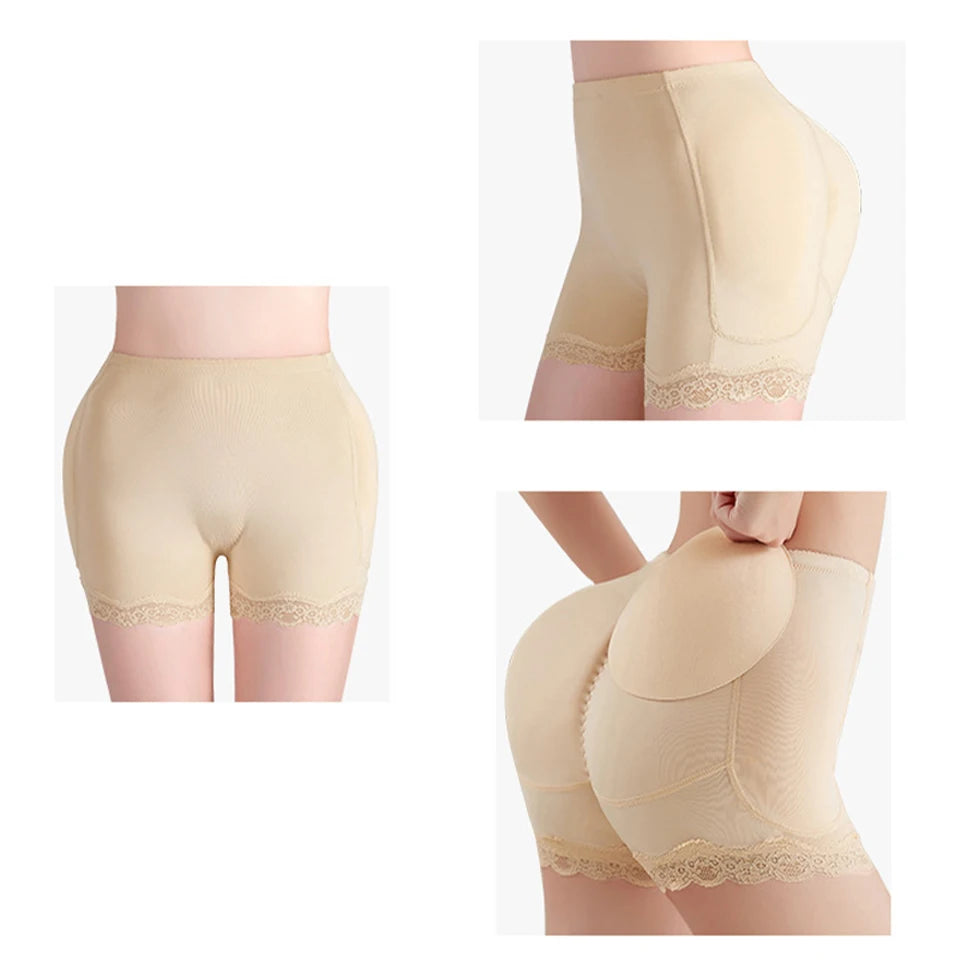Body Shaper Underwear with Hip Pads – Sexy Big Butt Enhancer, Tummy Control, Smooth Shapewear, Fake Buttock, Plus Size