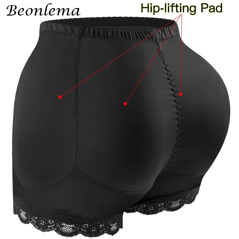 Body Shaper Underwear with Hip Pads – Sexy Big Butt Enhancer, Tummy Control, Smooth Shapewear, Fake Buttock, Plus Size
