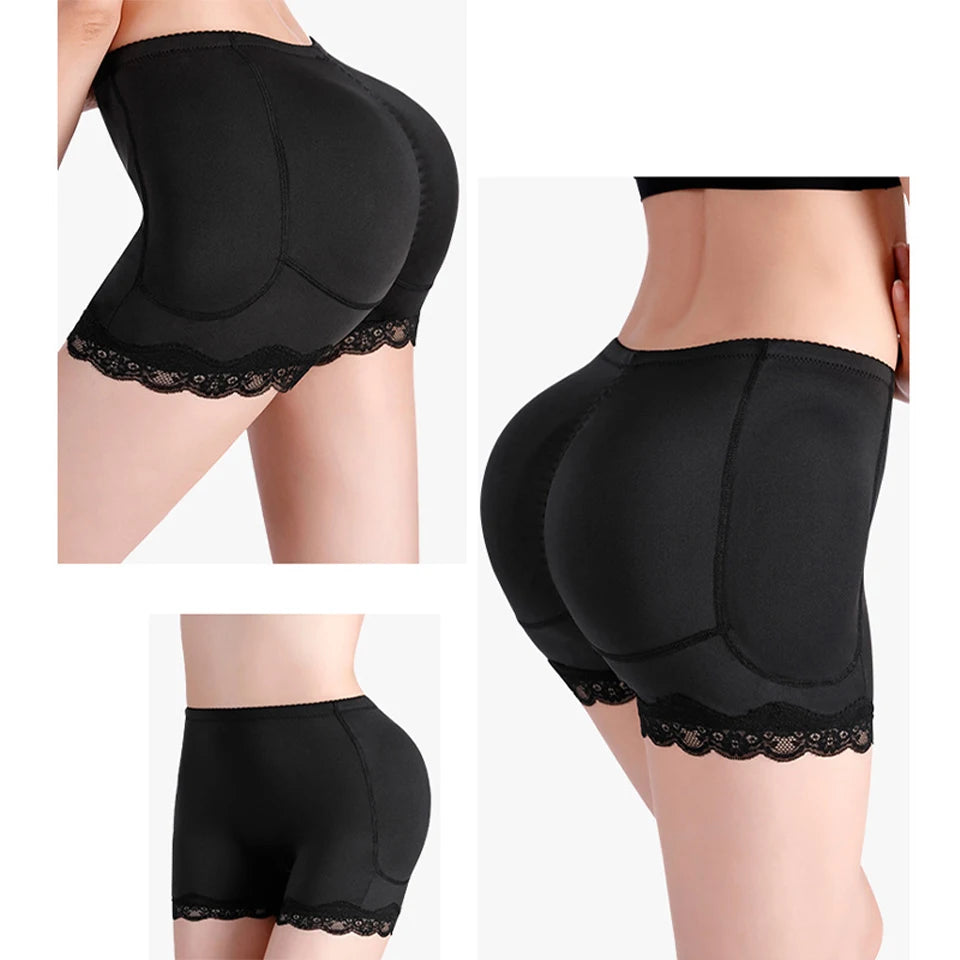 Body Shaper Underwear with Hip Pads – Sexy Big Butt Enhancer, Tummy Control, Smooth Shapewear, Fake Buttock, Plus Size