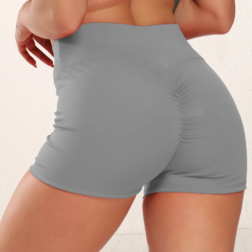 Women's High Waist Gym Shorts – Sporty, Printed, Workout, Vital Fitness, Yoga Shorts, Scrunch Butt, Leggings