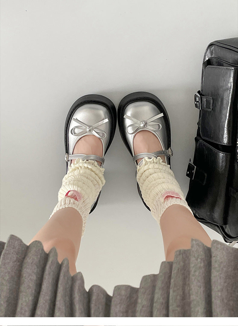 Lolita Mary Jane Shoes – Japanese Style, Vintage, Shallow High Heels, Chunky Platform, Cosplay Sandals