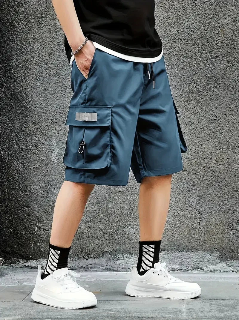 Men's Cargo Shorts – Outdoor Travel, Casual Sports, Large Pockets, Durable and Comfortable Fabric, Lightweight for Outings