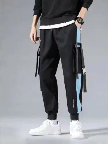 Oversized Sport Cargo Pants – Unisex Sweatpants, Korean Style, Y2K Vintage Workwear, Extra Large Size, Popular With Many Reviews