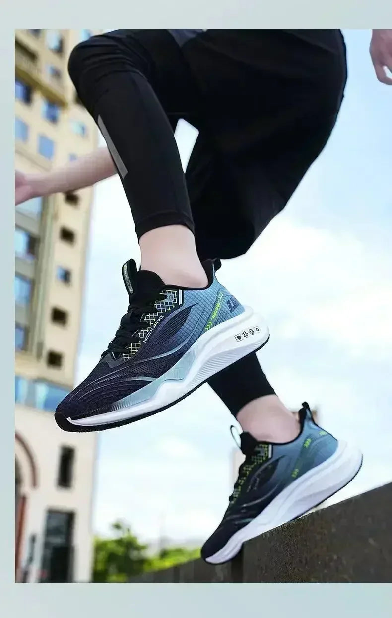 Men's Without Heel Sneakers – Big Size, Autumn, Casual Skateboarder Shoes, Summer, Sport, Top Comfort, Super Cozy