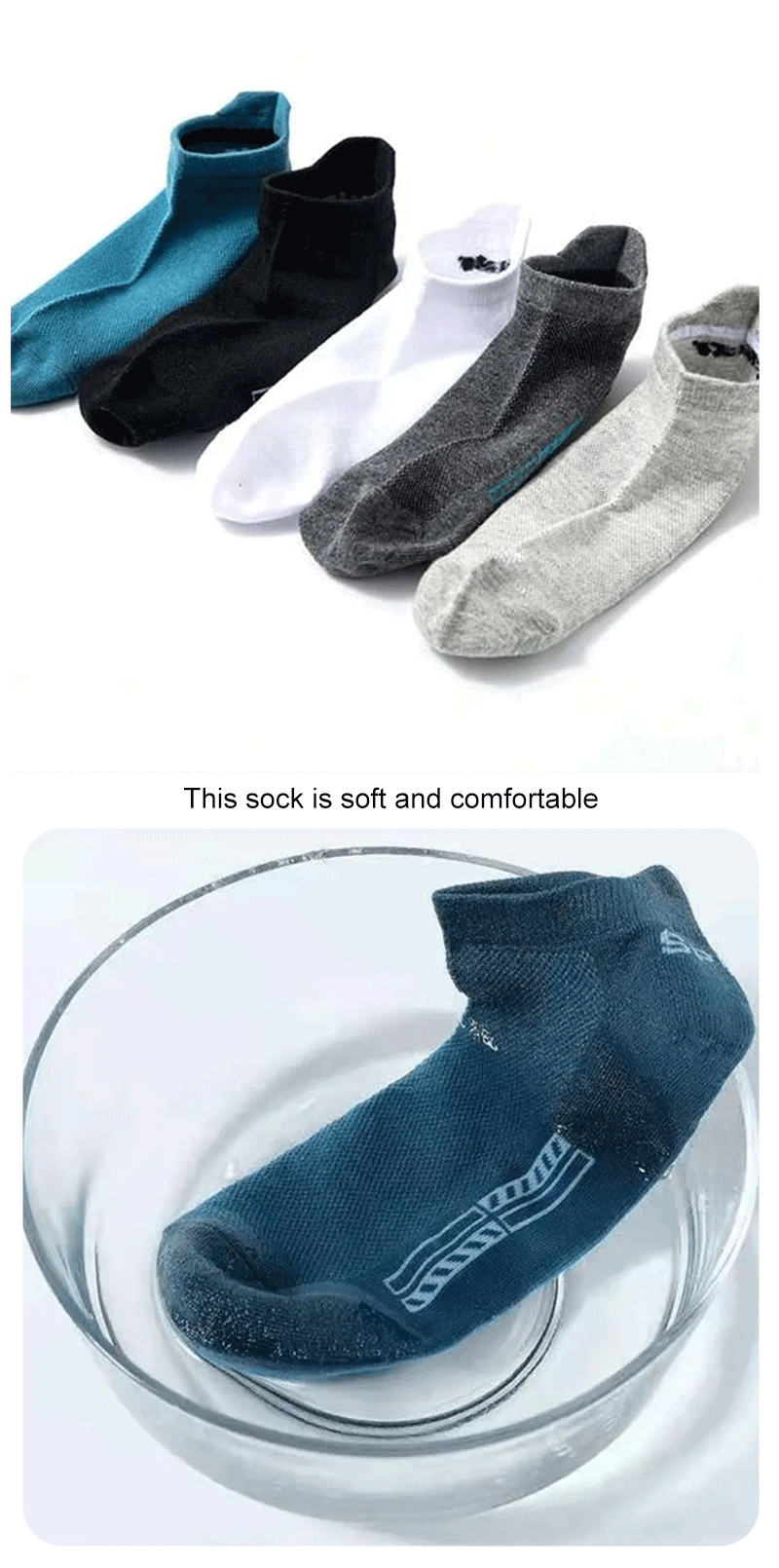 10 Pairs Men's Socks – High Quality, Women's Low Cut Round Neck, Ankle Socks, Sports Mesh, Breathable, Summer Autumn Boat Socks