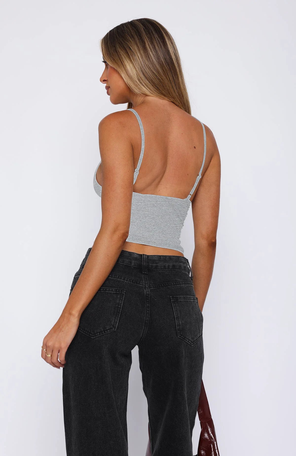 Sleeveless Ruched Bodycon Camisole – Solid Color, Sexy, Party, Clubwear, Streetwear, Autumn/Winter, Y2K Style