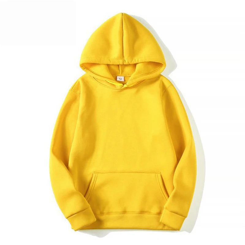 Men & Women Fashion Hoodies – Spring Autumn Long Sleeve Pullover Tops, Casual Pocket Hoodies, Unisex Loose Sportswear