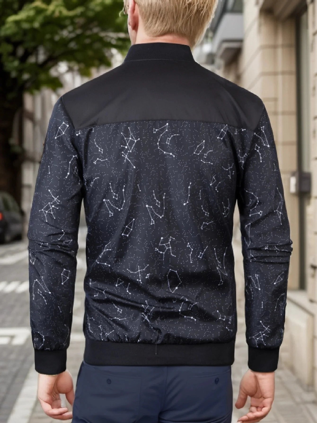 Baseball Collar Short Loose Jacket – Solid Color, Thin And Lightweight, Business Casual Trend For Men