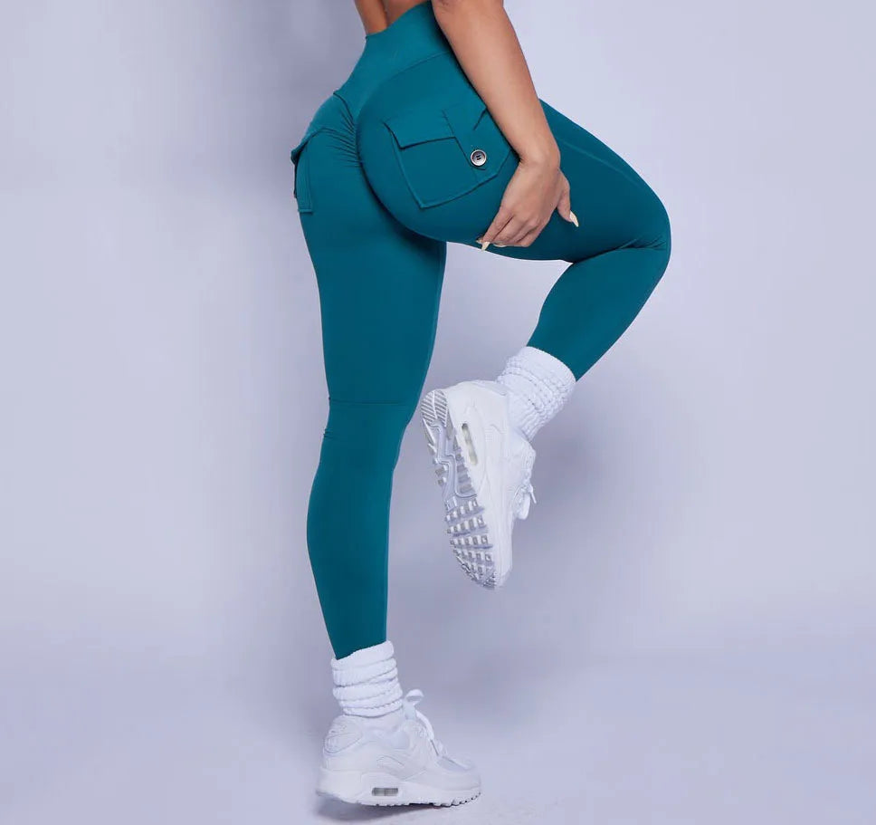 Smaller Gym Leggings – Scrunch Bum, High Waist, Yoga Pants, Shorts, Tights, Workout, Breathable, Naked Feeling, Elastic Fabric