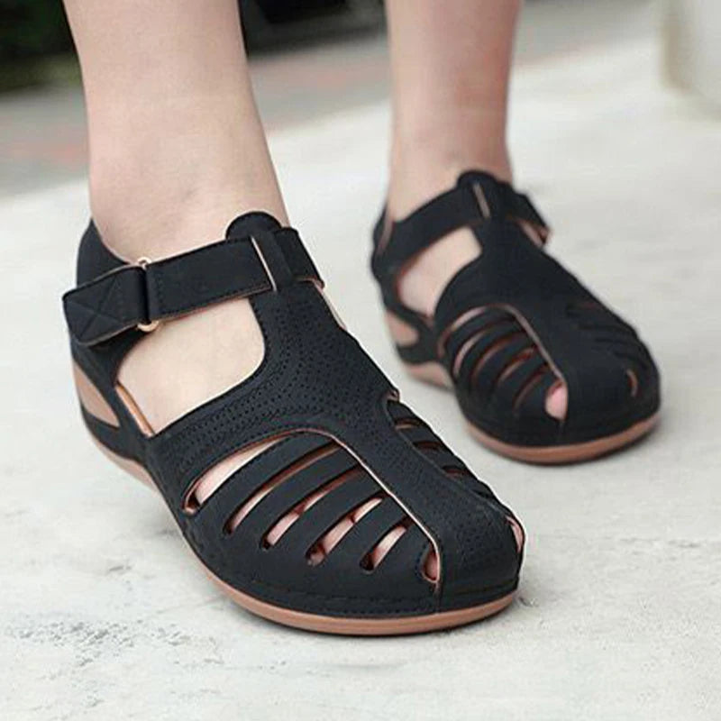 Premium Orthopedic Sandals - Bunion Corrector Flats, Casual Soft Sole Beach Wedge, Vulcanized Shoes, New Women's Collection