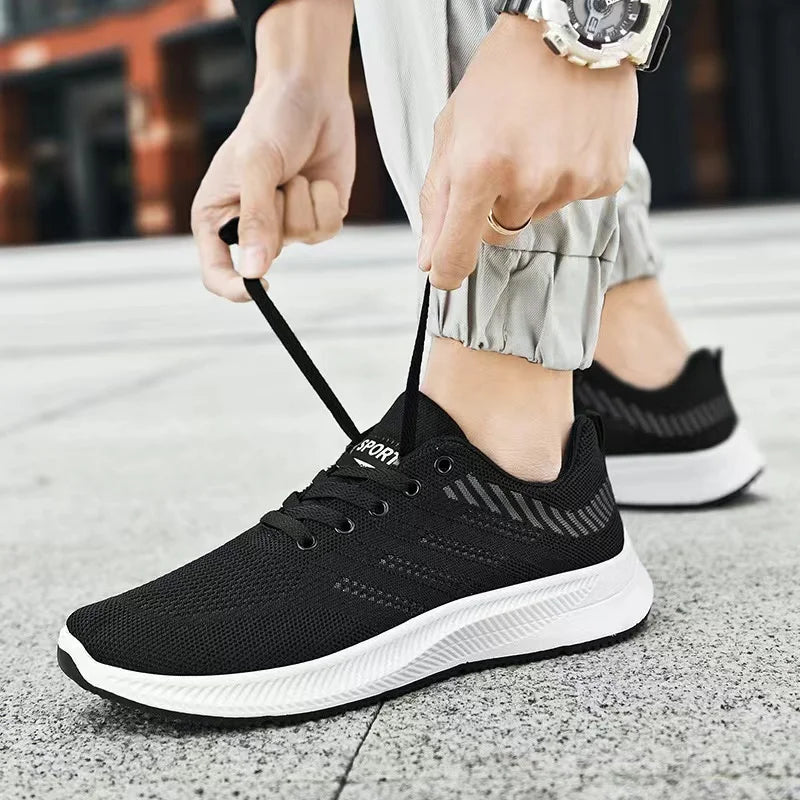Men's Casual Shoes – Fashionable Sports, Breathable Running, Outdoor Walking, Training Tennis Shoes