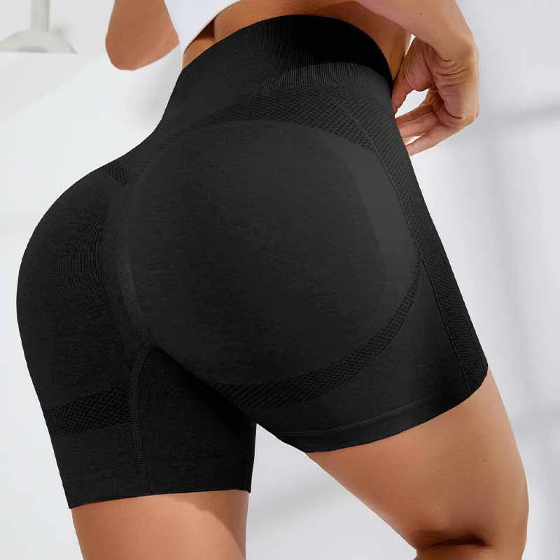 Women's High Waist Gym Shorts – Sporty, Printed, Workout, Vital Fitness, Yoga Shorts, Scrunch Butt, Leggings