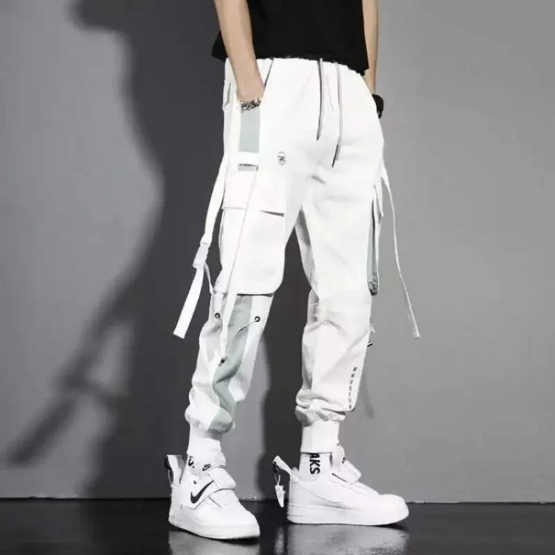 Oversized Sport Cargo Pants – Unisex Sweatpants, Korean Style, Y2K Vintage Workwear, Extra Large Size, Popular With Many Reviews