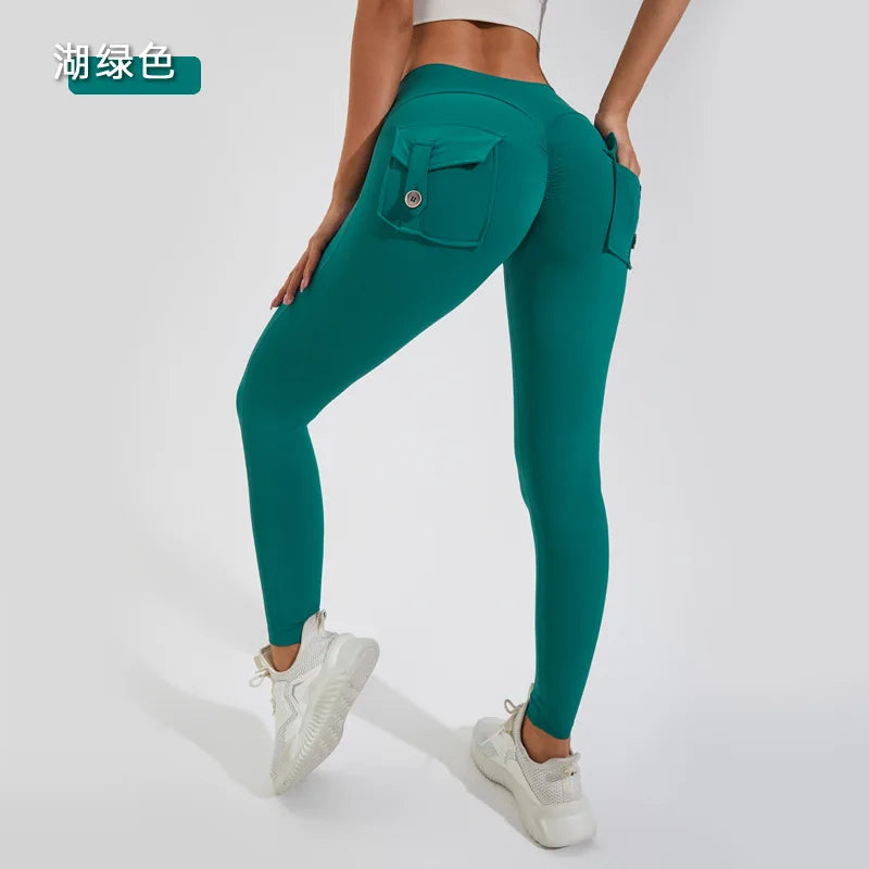 Smaller Gym Leggings – Scrunch Bum, High Waist, Yoga Pants, Shorts, Tights, Workout, Breathable, Naked Feeling, Elastic Fabric