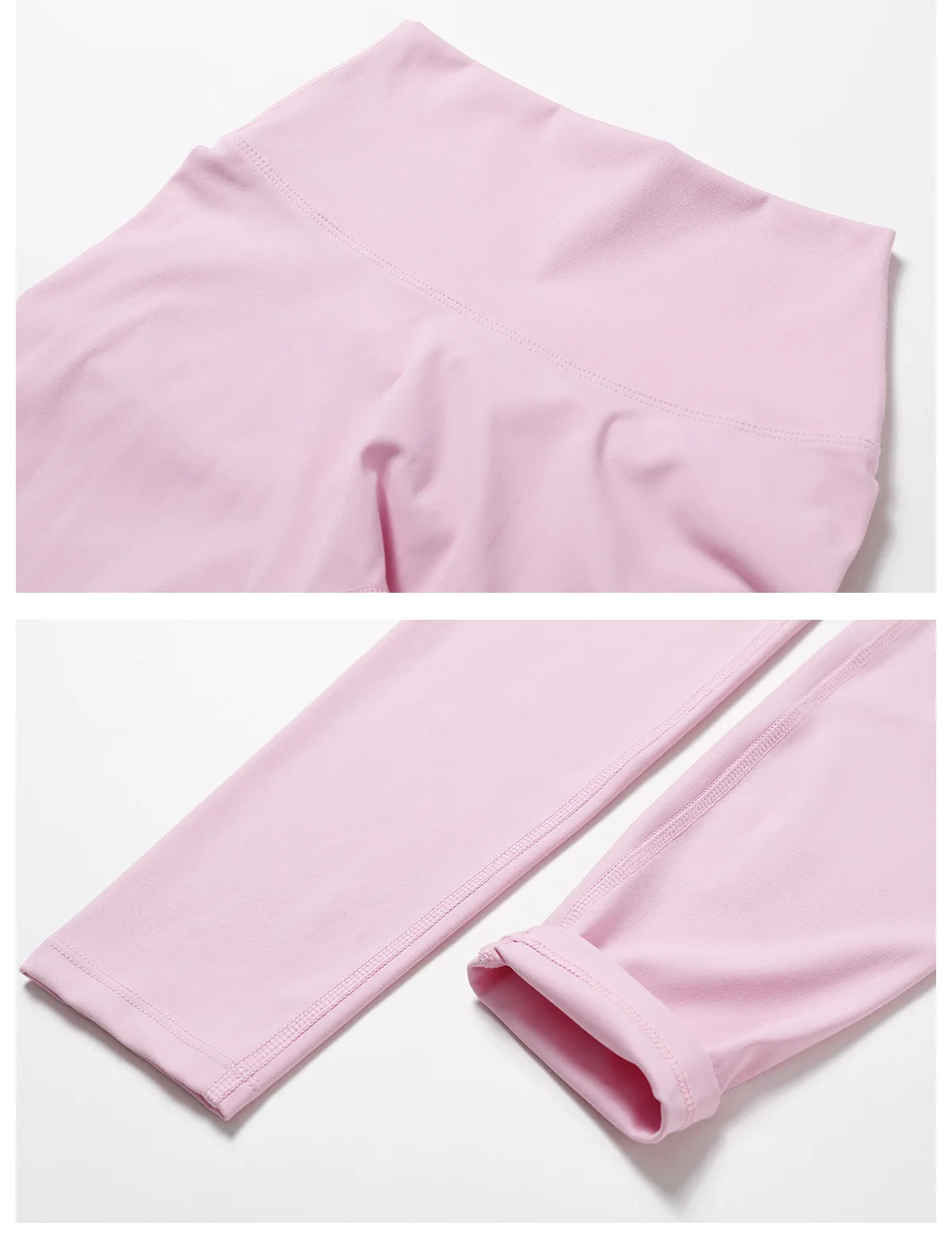 2PCS Women's Yoga & Gym Set – Quick-Dry Long Sleeve Sports Shirt & Leggings for Running & Workout