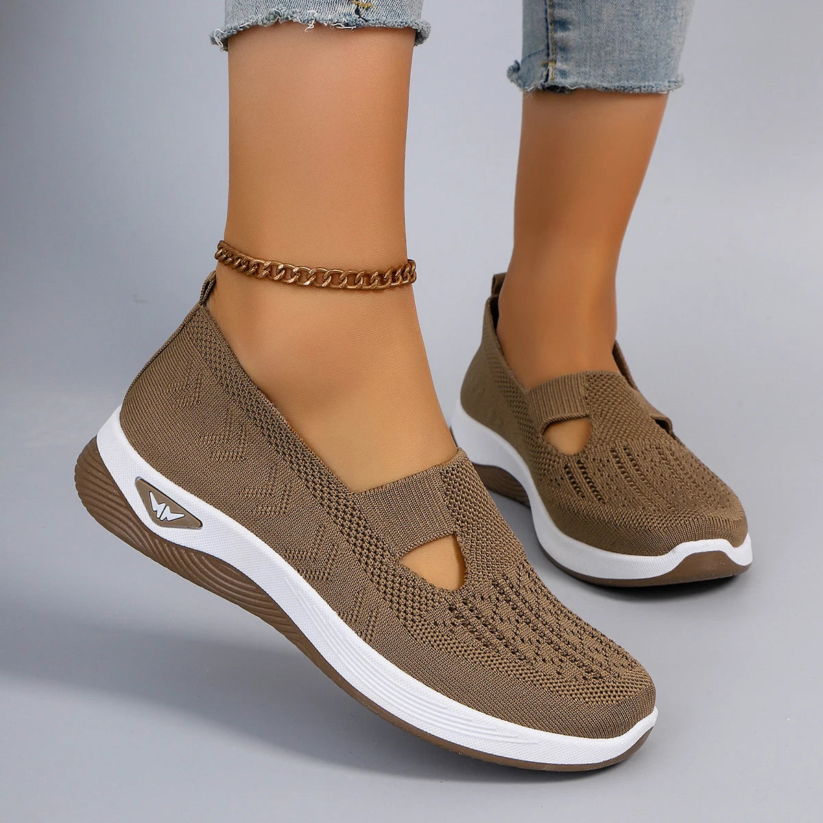 Fashionable Sports Shoes - Breathable, Lightweight, Non-Slip, Wear-Resistant Casual Sports Flat Shoes for Women, Spring New Collection
