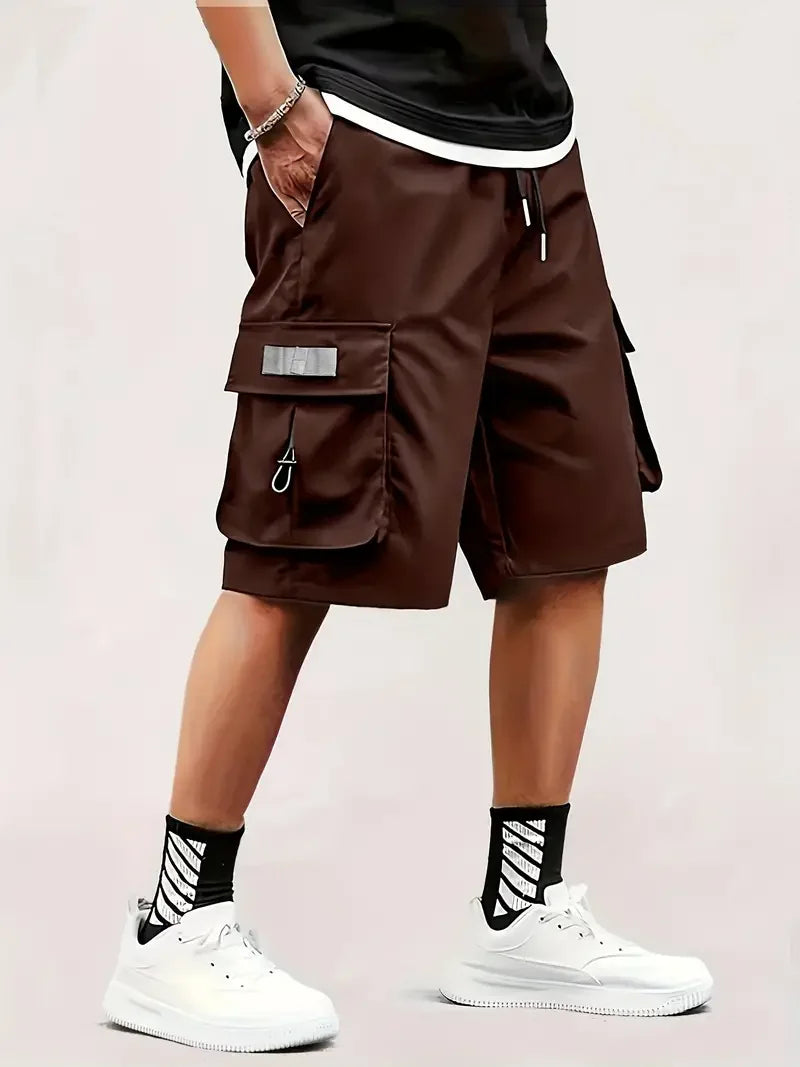Men's Cargo Shorts – Outdoor Travel, Casual Sports, Large Pockets, Durable and Comfortable Fabric, Lightweight for Outings