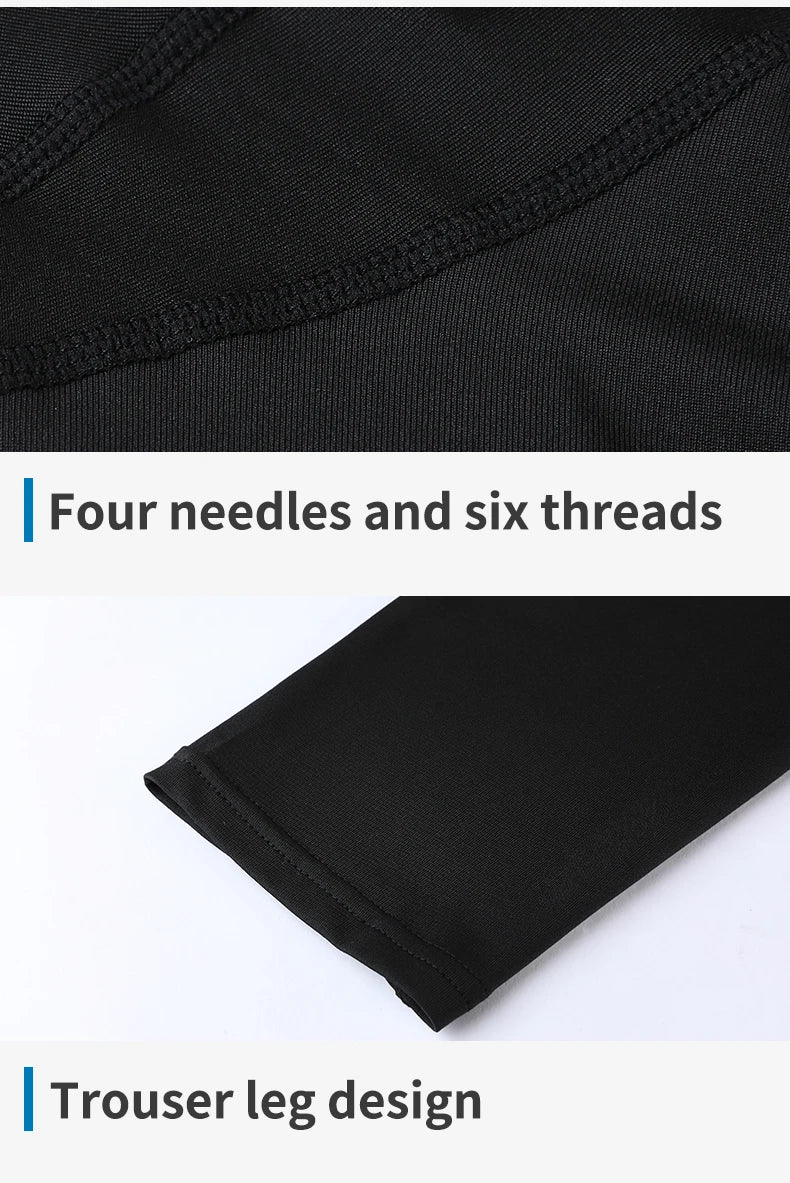 Warm Tight Leggings Men – Autumn and Winter Plush, High Stretch Compression, Fitness Training, Running Sports Suit, Autumn Trousers