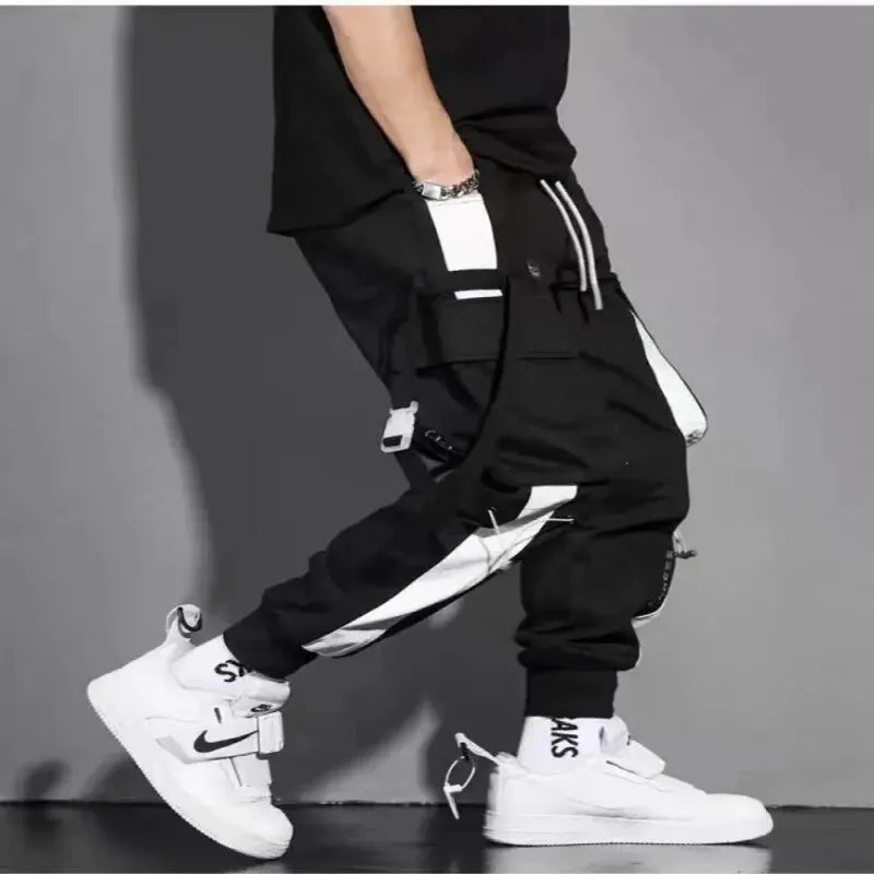 Oversized Sport Cargo Pants – Unisex Sweatpants, Korean Style, Y2K Vintage Workwear, Extra Large Size, Popular With Many Reviews