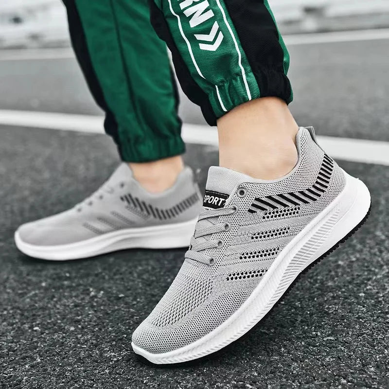 Men's Casual Shoes – Fashionable Sports, Breathable Running, Outdoor Walking, Training Tennis Shoes