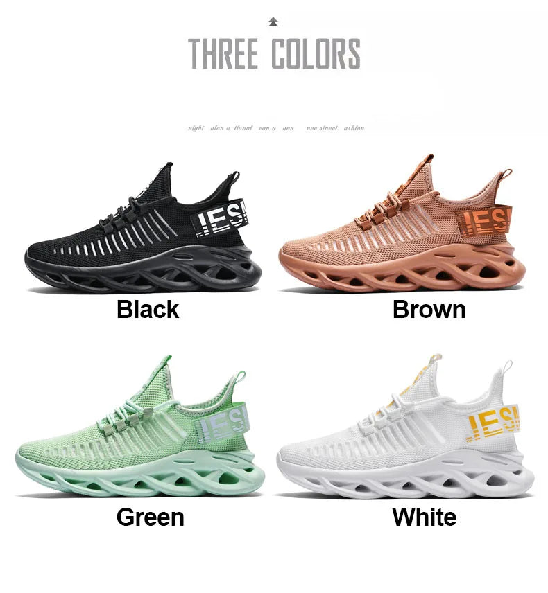 Comfortable Sneakers – Breathable Running Shoes for Women, Mesh Tennis Sports Shoes, Outdoor Air Walking, Casual Men’s Shoes