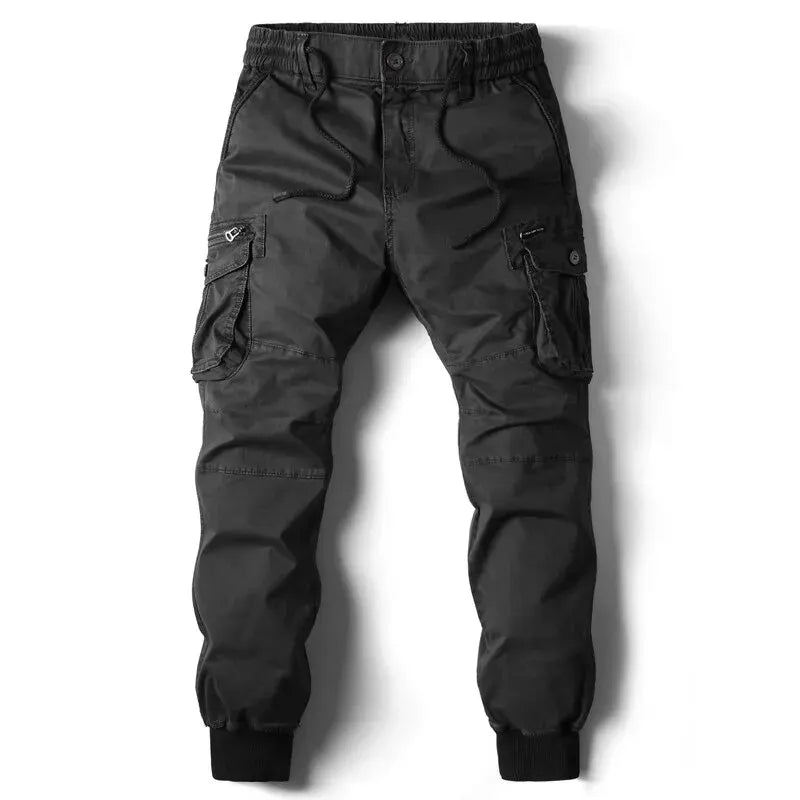 Cargo Pants Men – Jogging Casual, Cotton Full Length, Tactical Military Style Pants, Comfortable Trousers for Men