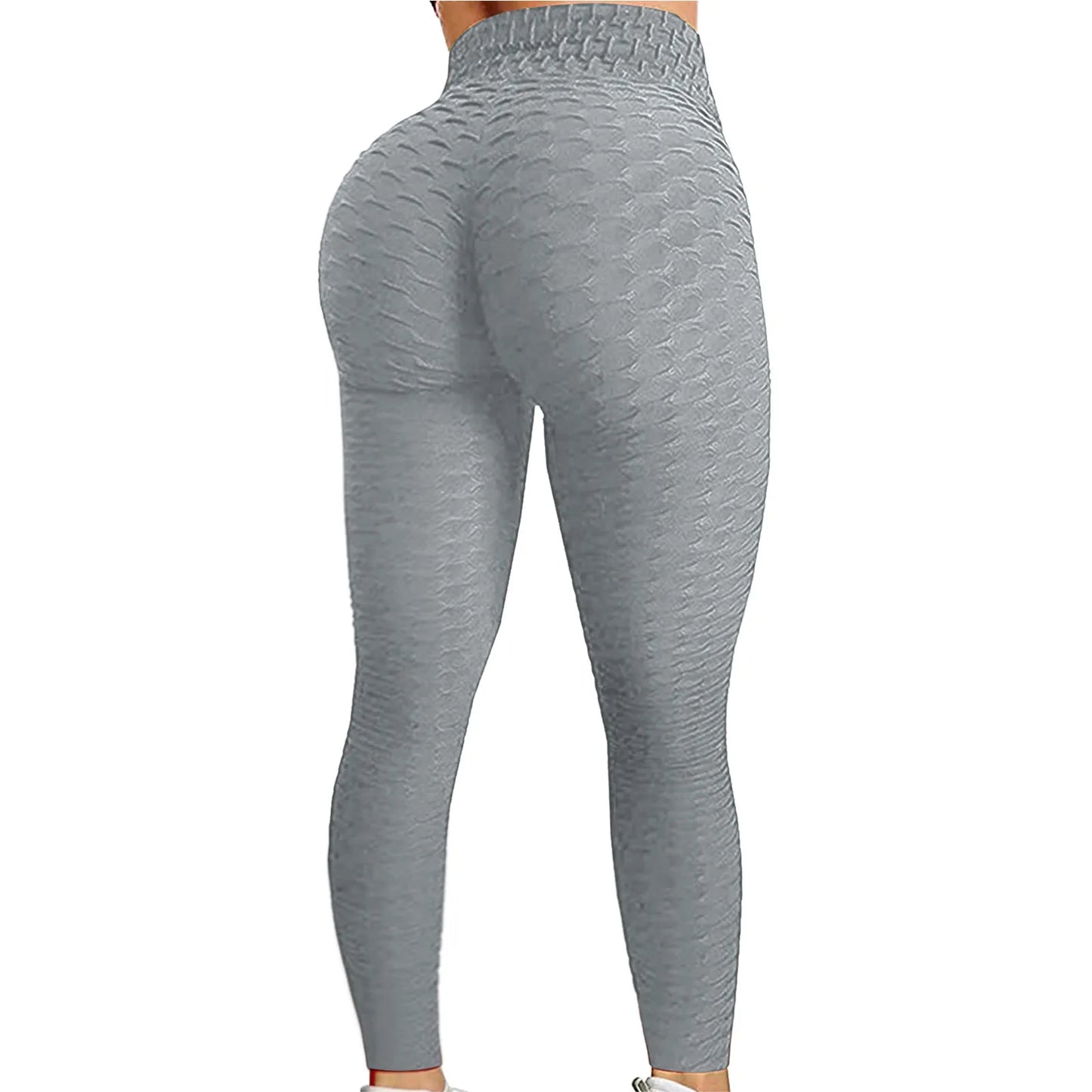 Women's Bubble Hip Lifting Pants – High Waist, Flared Design, Yoga, Fitness, Running, Gym, Sports, Dance Trousers