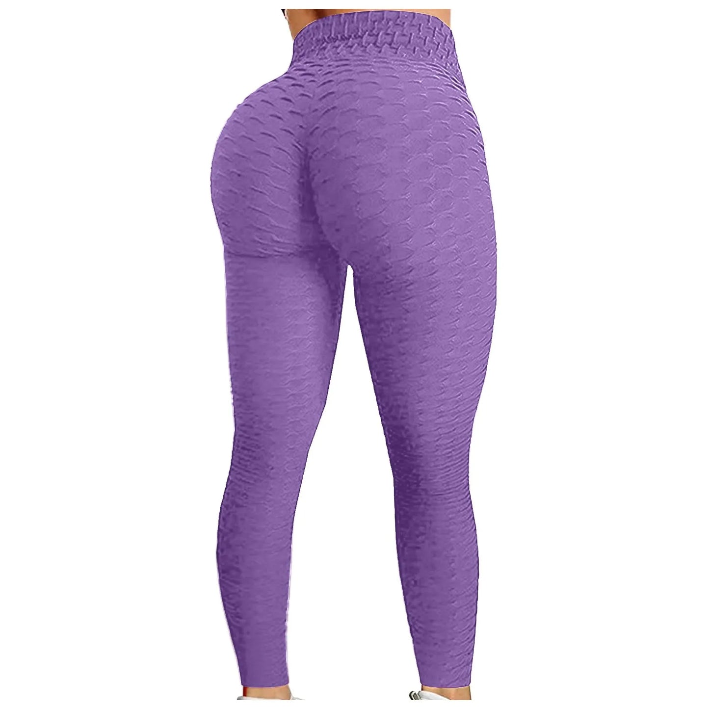 Women's Bubble Hip Lifting Pants – High Waist, Flared Design, Yoga, Fitness, Running, Gym, Sports, Dance Trousers