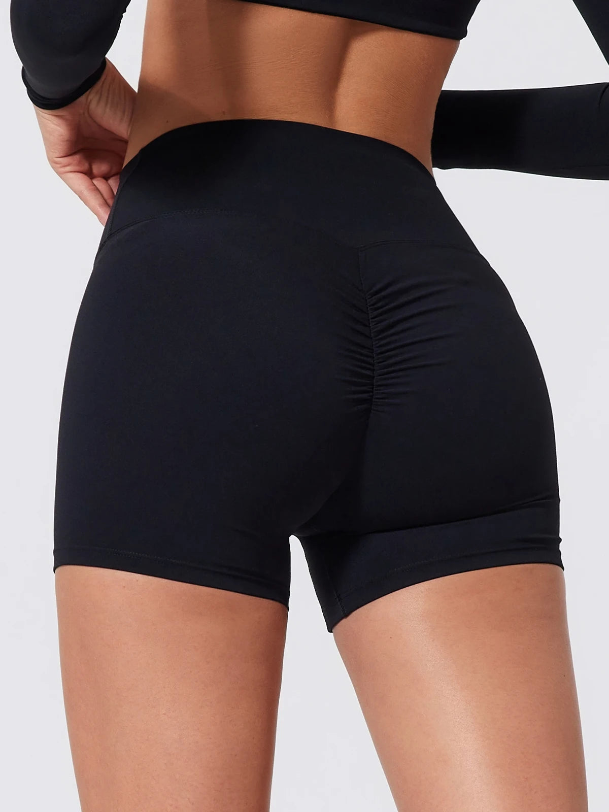 Elastic Scrunch Yoga Shorts – Push Up Gym Leggings, Cycling Workout Shorts, Quick-Dry High Waist Sports Shorts for Women
