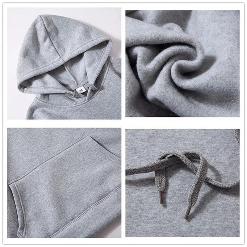 Men & Women Fashion Hoodies – Spring Autumn Long Sleeve Pullover Tops, Casual Pocket Hoodies, Unisex Loose Sportswear
