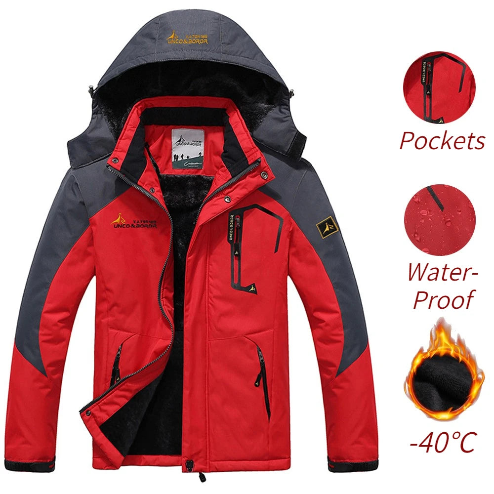 Parka Men – Windbreak, Plus Thick, Warm, Windproof Fur Coats, Military Hooded Anorak Jackets for Men, Winter Jackets