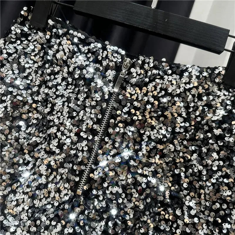 Velvet Shorts – Sequined, Shiny, Versatile, Clubwear, Hot Pants, High Street Fashion