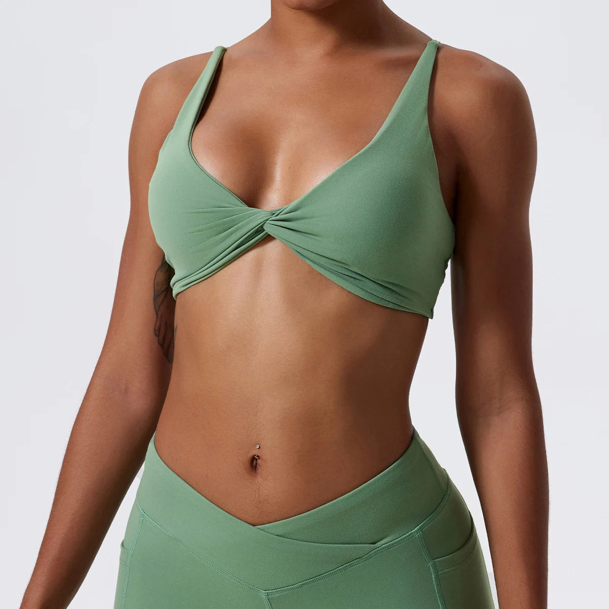 Sports Bra – Shockproof Push Up Gym Top, Quick-Dry Yoga Crop Top for Women