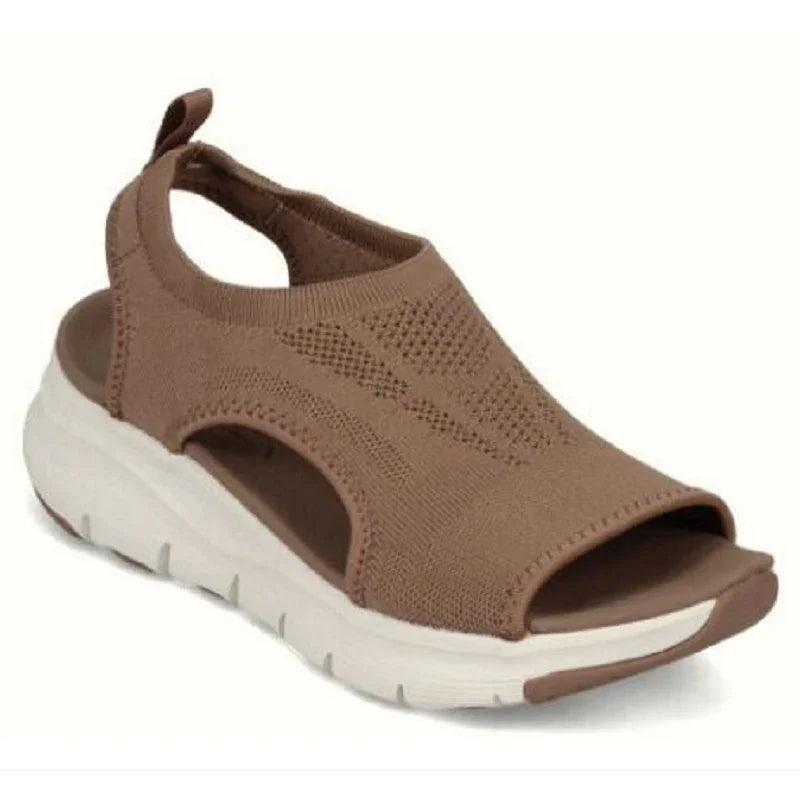 New Mesh Fish Platform Sandals - Women’s Open Toe Wedge Sandals, Light Casual Shoes, Zapatillas Mujer, Women’s Summer Shoes