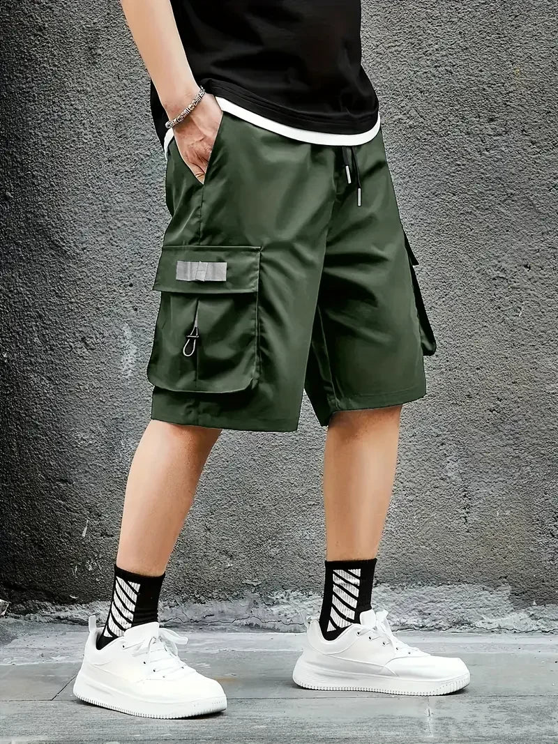 Men's Cargo Shorts – Outdoor Travel, Casual Sports, Large Pockets, Durable and Comfortable Fabric, Lightweight for Outings
