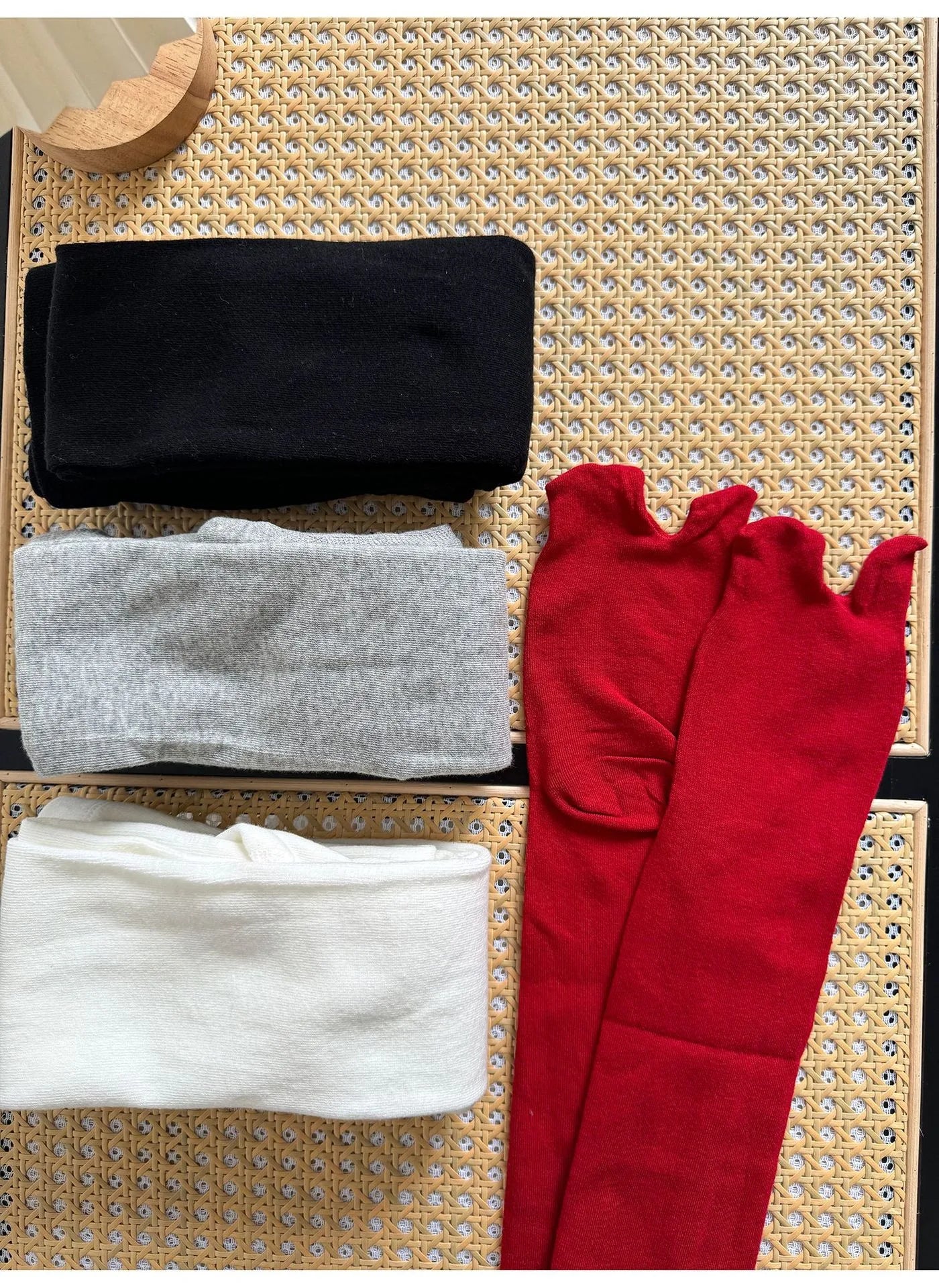 Japanese Kimono Thigh High Socks – Pure Cotton, White, Two-Finger Split Toe, Long/Short Tube, Cosplay Stay-Up Socks