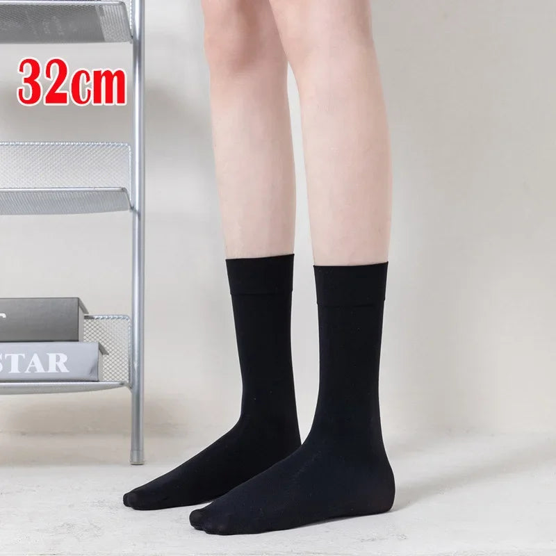 Solid Color Long Socks – Japan Style School Girls Thigh High Stockings, Lolita Kawaii Cute Knee High Socks