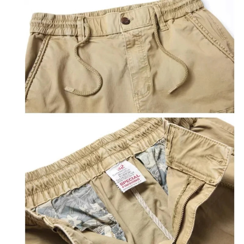 Cargo Pants Men – Jogging Casual, Cotton Full Length, Tactical Military Style Pants, Comfortable Trousers for Men