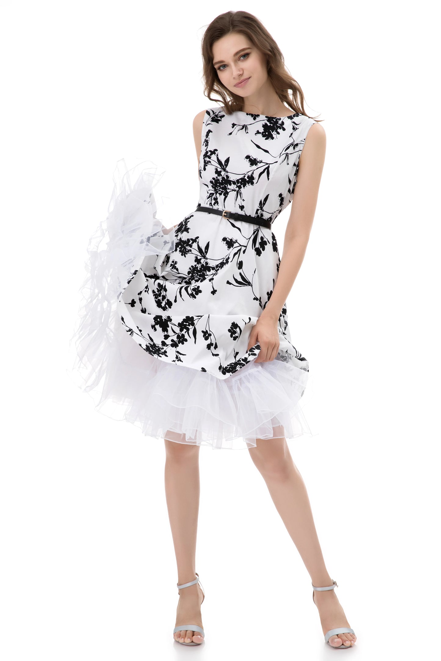 Women's 50s Vintage Tulle Petticoat – Half Slip, Tutu Underskirt