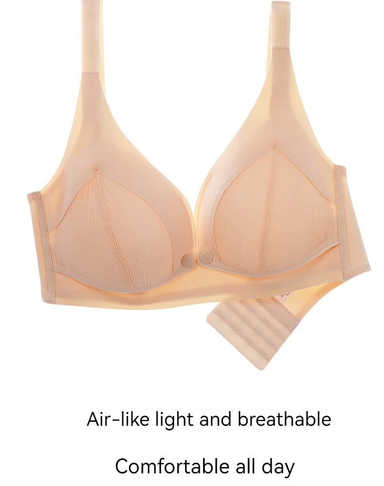 Ultra-Thin Breastfeeding Bra – Soft, Breathable, Anti-Sagging Maternity Underwear for Pregnant & Nursing Women