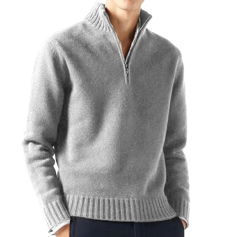 Men Turtlenecks Sweaters – Knitwear Pullovers Solid Color Long Sleeved Sweater Male Casual Daily Warm Coats