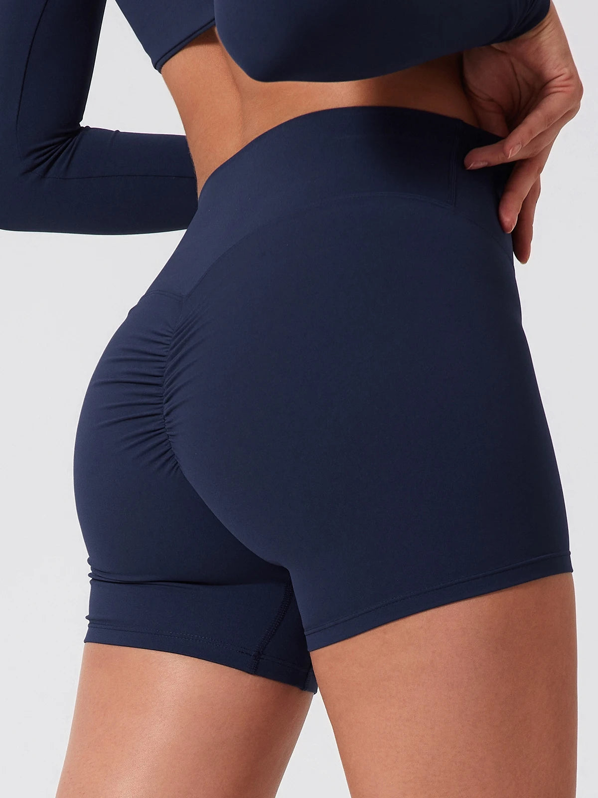 Elastic Scrunch Yoga Shorts – Push Up Gym Leggings, Cycling Workout Shorts, Quick-Dry High Waist Sports Shorts for Women