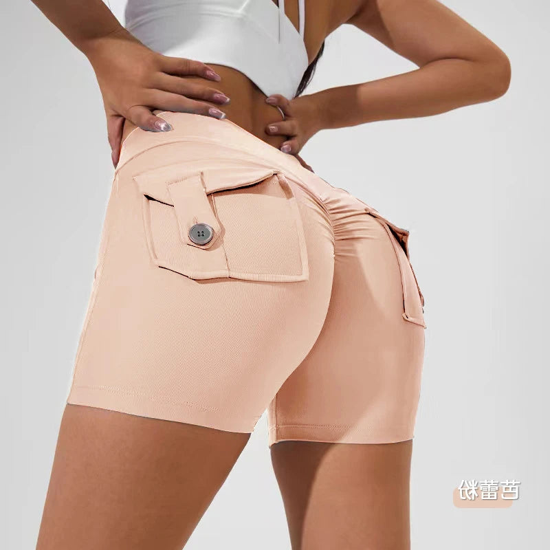 Smaller Gym Leggings – Scrunch Bum, High Waist, Yoga Pants, Shorts, Tights, Workout, Breathable, Naked Feeling, Elastic Fabric