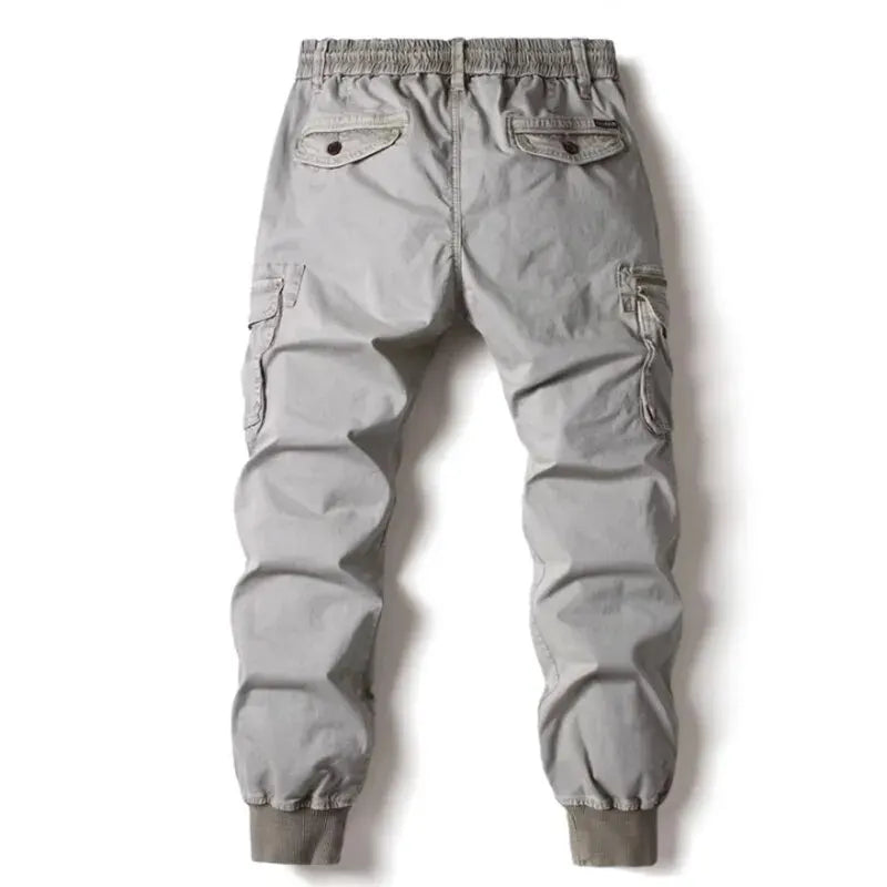 Cargo Pants Men – Jogging Casual, Cotton Full Length, Tactical Military Style Pants, Comfortable Trousers for Men