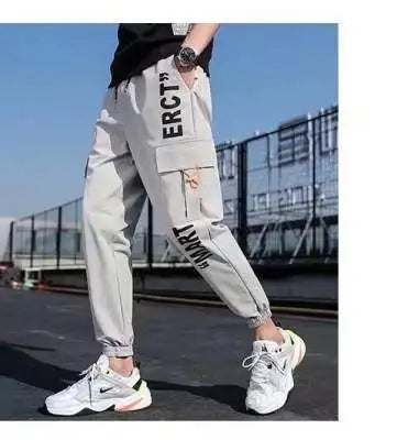 Classic Design Multi Flap Pockets Cargo Pants – Men's Loose Fit, Drawstring Harem, Oversized Jogger Pants for Men and Women