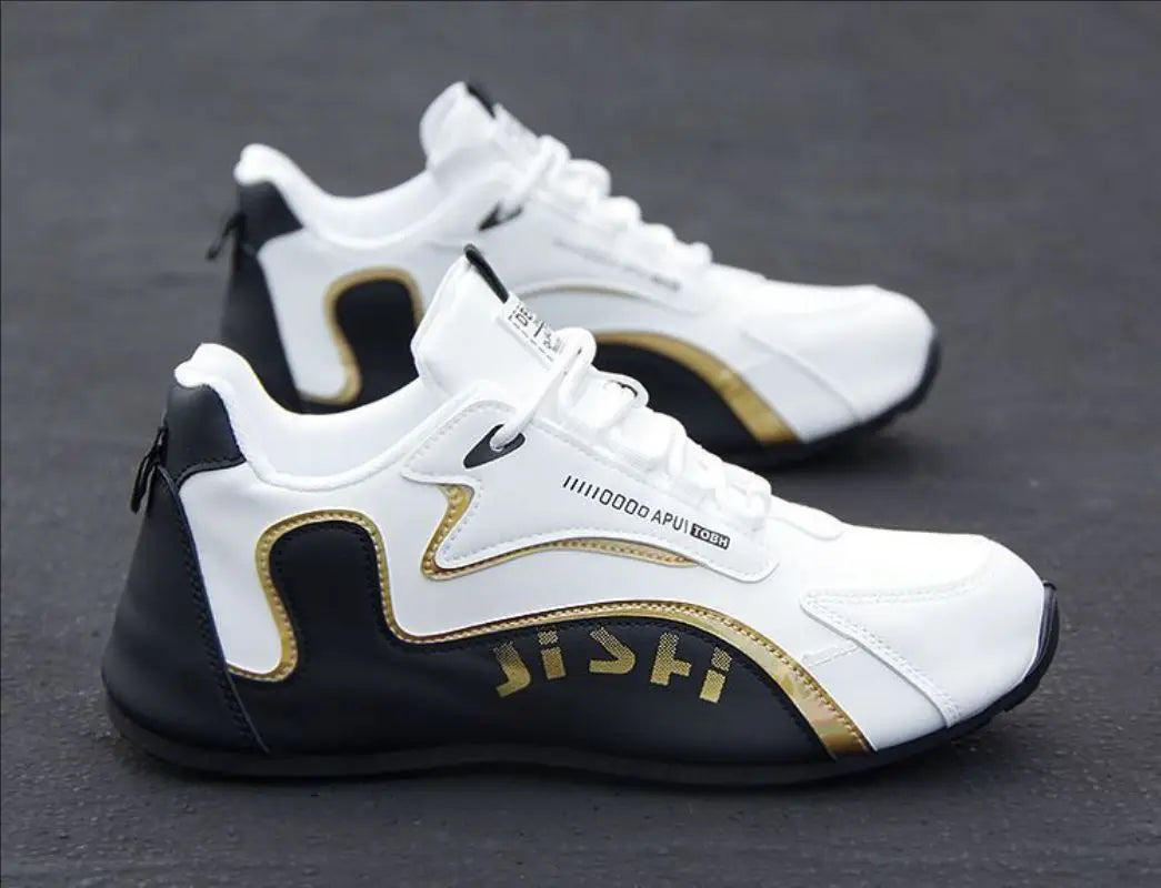 Men's Waterproof and Anti-Slip Leather Shoes – High-End Travel, Trendy, Versatile, Autumn Sports Shoes